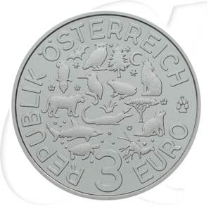 3 Euro Münzen Österreich Tiertaler kaufen