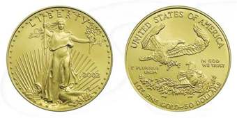 Anlagemünzen Gold USA American Eagle Gold Anlagemünzen