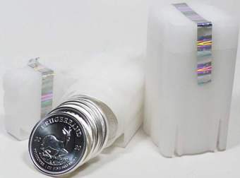 Krügerrand Silber Anlagemünzen in Tube Anlagemünzen Südafrika aus Silber in Tube