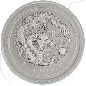 Mobile Preview: 2012 Drache 8 Dollar Australien Silber Lunar Münzen-Bildseite