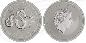 Preview: 2013 Schlange 8 Dollar Australien Silber Lunar Münze Vorderseite und Rückseite zusammen