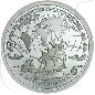 Preview: Russland 3 Rubel 1993 Silber PP Navigationskarte / Weltumseglung