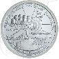 Preview: Russland 3 Rubel 1995 Silber PP Große arktische Expedition