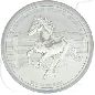 Preview: Australien 1$ 2014 BU Silber fein Stock Horse