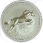 Preview: Australien 1$ 2015 BU Silber fein Stock Horse