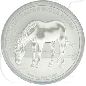 Preview: Australien 1$ 2016 BU Silber fein Stock Horse