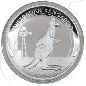 Preview: Australien 1 Dollar 2012 Känguru Silber PP Highrelief OVP
