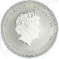 Preview: Australien 2013 Schlange Lunar 1 Dollar Silber Münzen-Wertseite