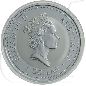 Preview: Australien Kookaburra 1994 1 Dollar Silber 1oz st Münzen-Wertseite