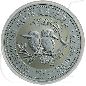 Mobile Preview: Australien 2 Dollar 1994 BU Kookaburra Silber 2 Unzen Münzen-Bildseite