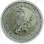 Preview: Australien 2 Dollar 1995 BU Kookaburra Silber 2 Unzen Münzen-Bildseite