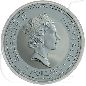 Preview: Australien 2 Dollar 1996 BU Kookaburra Silber 2 Unzen Münzen-Wertseite