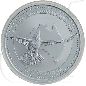Preview: Australien Kookaburra 2002 1 Dollar Silber 1oz st Münzen-Bildseite