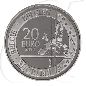 Preview: Belgien 2014 Berliner Mauer 20 Euro Münzen-Wertseite