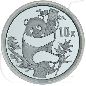 Preview: China Panda 1987 Silber Münzen-Bildseite