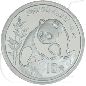 Preview: China Panda 1990 BU 10 Yuan Silber Variante 2