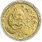 Preview: China Panda 1994 5 Yuan Gold 1/20 oz st Münzen-Bildseite