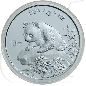 Preview: China Panda 1999 BU 10 Yuan 31,10g (1oz) Silber fein Variante 1 Münzen-Bildseite