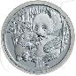 Preview: China 10 Yuan 2005 BU Panda 31,10g (1oz) Silber fein Münzen-Bildseite