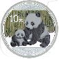 Preview: China Panda 2012 BU 10 Yuan Silber Farbe