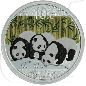 Preview: China Panda 2013 BU 10 Yuan Silber Farbe