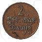 Preview: Danzig 2 Pfennig 1923 ss Wappen