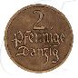 Preview: Danzig 2 Pfennig 1926 ss Wappen