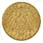 Mobile Preview: Deutschland Hamburg 10 Mark Gold 1909 vz Wappen