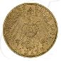 Mobile Preview: Deutschland Preussen 10 Mark Gold 1905 vz Wilhelm II.