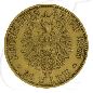 Mobile Preview: Deutschland Braunschweig-Lüneburg 20 Mark Gold 1875 ss Wilhelm
