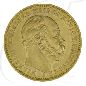 Preview: Deutschland Preussen 20 Mark Gold 1886 A vz Wilhelm I.