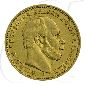 Preview: Deutschland Preussen 20 Mark Gold 1884 A ss-vz Wilhelm I. Münzen-Bildseite