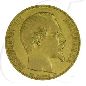 Preview: Frankreich 20 Francs 1854 A Gold 5,806 gr. fein Napoleon III. ss