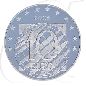 Preview: Italien 2005 Frieden 10 Euro 60 Jahre Europa Münzen-Wertseite