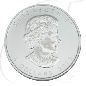 Preview: Münze Kanada 5 Dollar Silber Rückseite mit Queen Elisabeth II. und Umschrift 2011