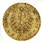 Preview: Sachsen Gold 5 Mark Albert 1877 Münzen-Wertseite