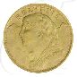 Preview: Schweiz 20 Franken Gold 5,81g fein Vreneli 1935 vz-st