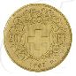Preview: Schweiz 20 Franken Gold 5,81g fein Vreneli 1947 vz-st