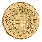 Preview: Schweiz 20 Franken Vreneli Gold 5,81g fein Münzen-Wertseite