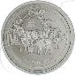 Preview: Silber Lunar Ziege 2015 2 Dollar Australien Münzen-Bildseite