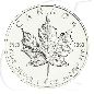Mobile Preview: Silber Maple Leaf Silbermünze Kanada 5 Dollars Münzen-Bildseite