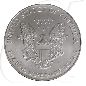 Preview: Silver Eagle 1998 USA Walking Liberty Münzen-Wertseite
