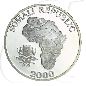 Preview: Somalia 10 Dollar 2000 st 1 oz Silber African Monkey - Affe