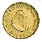 Preview: Südafrika Gold Springbock 1 Rand Münzen-Bildseite