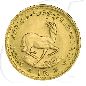 Preview: Südafrika Gold Springbock 1 Rand Münzen-Wertseite