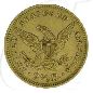 Preview: USA 2,5 Dollar 1878 ss-vz Gold 3,76g fein Liberty Eagle Coronet Head
