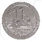 Mobile Preview: USA Quarter Dollar 2011 st 5 oz Silber Mississippi - Vicksburg National Military