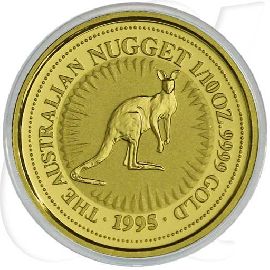 1/10 Unze Gold Australien Känguru Münzen-Bildseite