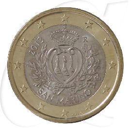 San Marino 1 Euro Kursmünze 2013 prägefrisch/vz-st