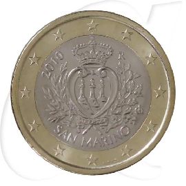 1-euro-muenze-san-marino-2010 Münzen-Bildseite